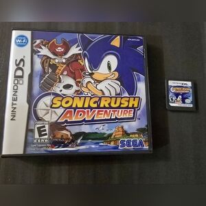 Sonic Rush Adventure (Nintendo DS, 2005) Sega  (DS) Case And Game No Manual